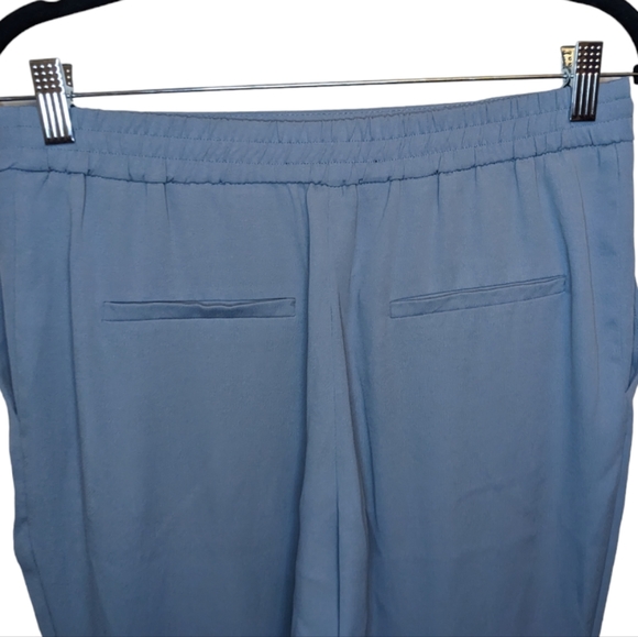 Zara Basics Women's Tie-Waist Lightweight Blue Pants 💙 - Picture 11 of 16